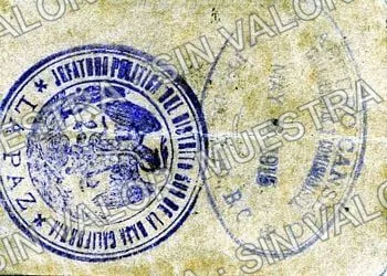 10 centavos, Arturo Canseco (M836), reverso