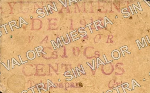 10 centavos, Ayuntamiento de 1915, Teloloapan (M1972), anverso
