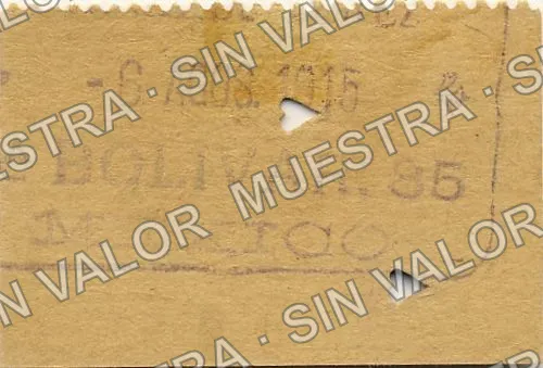 10 centavos, Cantina Colón (M1306), M1306 10c Cantina Colón, reverso