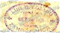 10 centavos, Compañía de Luz y Fuerza Eléctrica (M3160), reverso