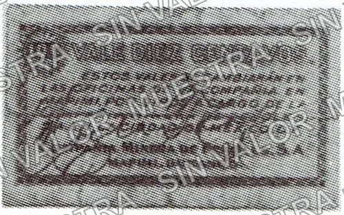 10 centavos, Compañía Minera de Peñoles (M1566), M1566 10c Compañía Minera de Peñoles, anverso