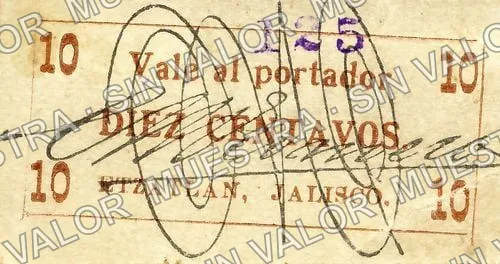 10 centavos, Crescenciano M. Romero (M2496), M2496 10c Crescenciano M. Romero, anverso