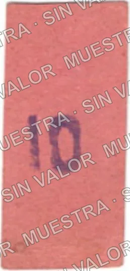 10 centavos, David Salgado y Hnos (M2045), M2045 10c David Salgado y Hnos, anverso