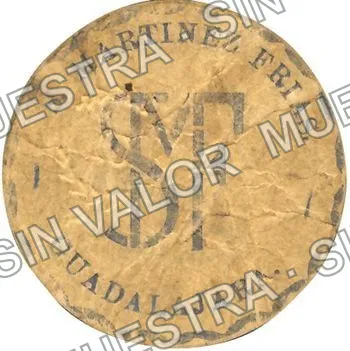10 centavos, Depósito de Carbón y Lena (M2502), M2502 10c Depósito de Carbón y Lena, reverso