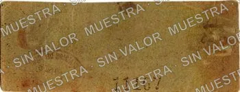 10 centavos, Divsión del Suroeste (M1894), M1894 10c Divsión del Suroeste, reverso