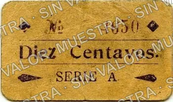 10 centavos, Dolores Hidalgo (M1643), M1643 10c Dolores Hidalgo, reverso