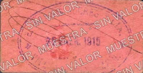 10 centavos, E. Alanis Sucres y Cía (M3070), M3070 10c E. Alanis Sucres y Cía., reverso