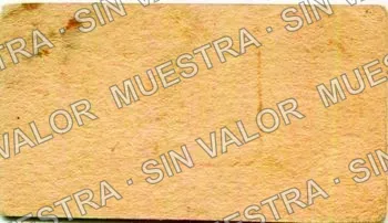 10 centavos, El Lazo Mercantil (M3230), M3230 10c El Lazo Mercantil, reverso