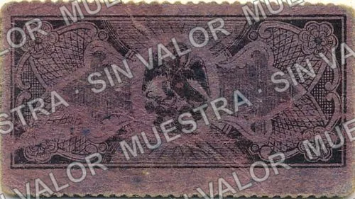 10 centavos, Estado de Jalisco (M2310), M2310 10c Estado de Jalisco, reverso
