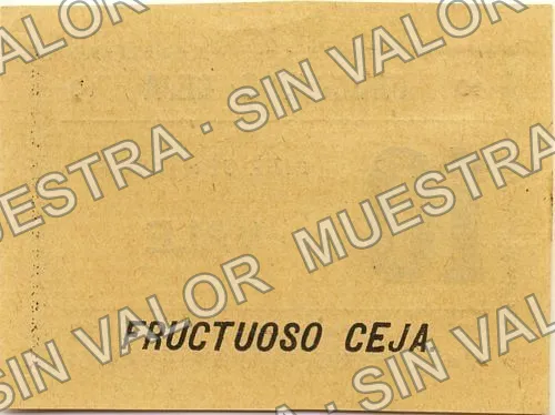 10 centavos, Fructuoso Ceja (M3048), reverso