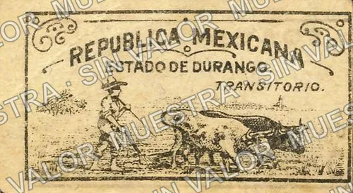 10 centavos, Gobierno del Estado de Durango (M1522), reverso