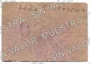 10 centavos, Hacienda de La Concepción (M2561), M2561 10c Hacienda de La Concepción, reverso