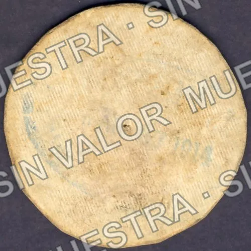 10 centavos, Hacienda de San Francisco (M3685), reverso