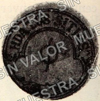 10 centavos, Hacienda Los Sitios (M2605), reverso