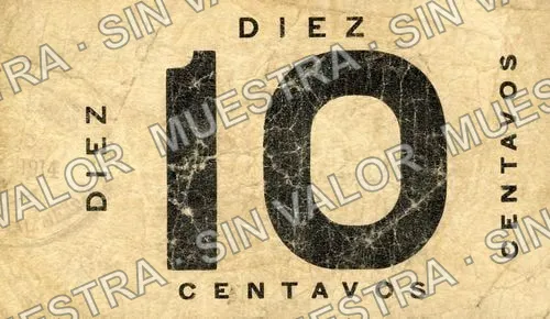 10 centavos, Jorge Ibs (M845), reverso