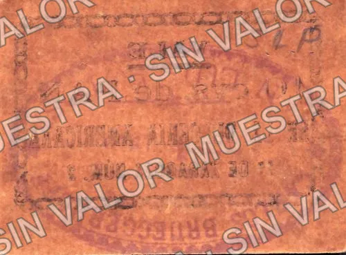 10 centavos, La Dulcería Americana (M3693), reverso