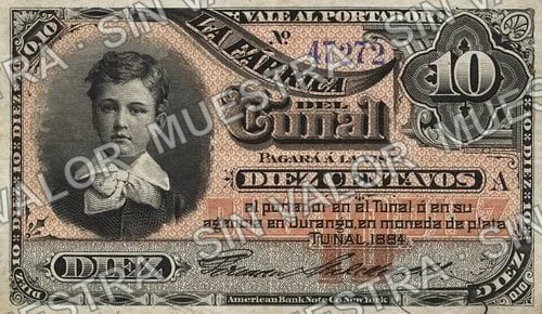 10 centavos, La Fábrica del Tunal (M714), M714a 10c La Fábrica del Tunal, anverso