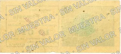 10 centavos, La Floresta (M2193), M2193 10c La Floresta, reverso