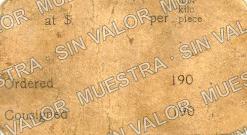 10 centavos, La Victoria (M3119), reverso
