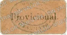 10 centavos, María Trinidad (M1823), M1823 10c María Trinidad, reverso