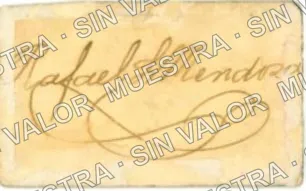 10 centavos, Rafael L. Mendoza (M1791), M1791 10c Rafael L. Mendoza, reverso