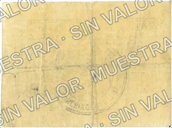 10 centavos, sábanas, Series A, small number (M901), reverso (M901 10c sábanas, Series B, small number)
