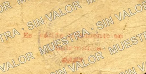 10 centavos, Salamanca (M1719), reverso