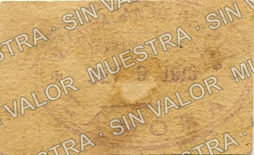 10 centavos, Tesorería del Municipio medium '10' (M2944), reverso