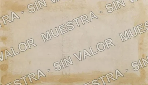 10 pesos, Banco de Londres, México y Sud América $10 (M236), M236 Banco de Londres, México y Sud América $10 specimen, reverso