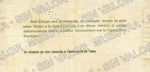 10 pesos, Banco Nacional de México (M1049), reverso