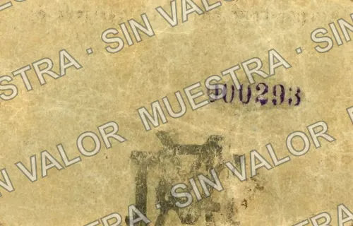 10 pesos, Brigada Morales y Molina (M1891), M1891a $10 Brigada Morales y Molina, reverso