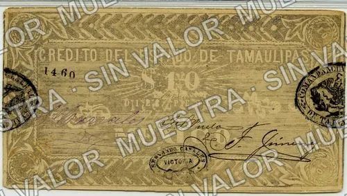 10 pesos, Crédito del Estado (M767), anverso