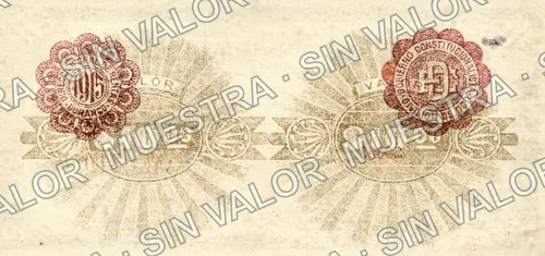 10 pesos, Estado de Durango (M1513), reverso