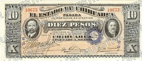 10 pesos (M924), anverso (M924b $10)