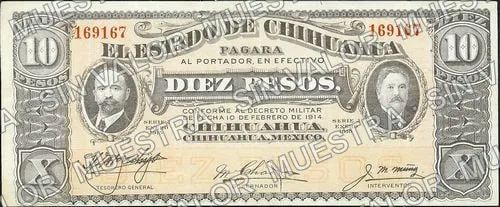10 pesos (M924), anverso (M924o $10)