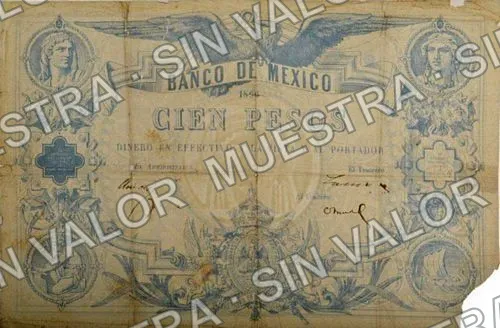 100 pesos, Banco de México (M22), anverso