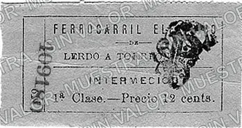 12 centavos, F. C. Elécrico de Lerdo a Torreón (M1179), M1179 12c F. C. Elécrico de Lerdo a Torreón, anverso