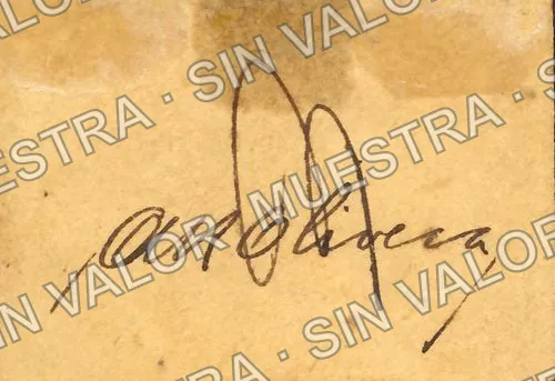 15 centavos, Antonio R. Olivera (M2464), M2464 15c Antonio R. Olivera, reverso