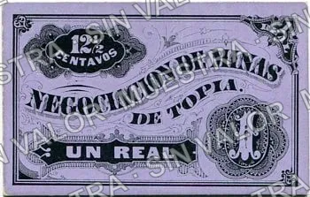 1r Negociación de Minas de Topia (M709), anverso