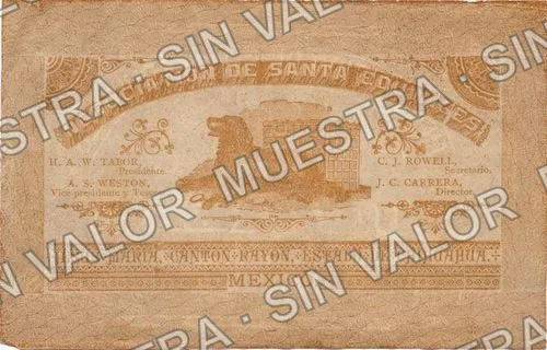 1r Negociacion de Santa Eduwiges (M644), reverso