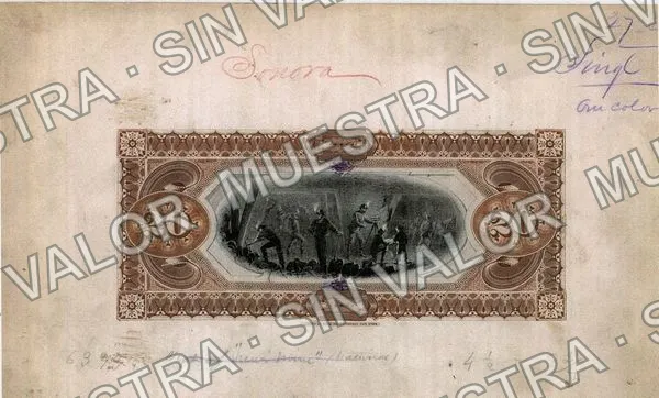 .2 $1 Tesorería General (M759), anverso (M759.5 $20 Tesorería General)