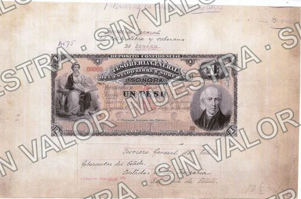 .2 $1 Tesorería General (M759), anverso (M759.2 $1 Tesorería General)