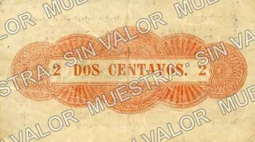 2 centavos, Acámbaro (M1579), reverso