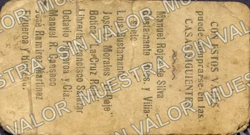 2 centavos, Angel San German (M3454), reverso