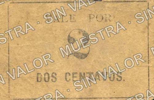 2 centavos, Ayuntamiento de 1915, Iguala (M1942), M1942a 2c Ayuntamiento de 1915, Iguala, anverso