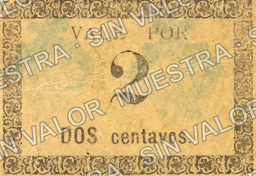 2 centavos, Ayuntamiento de 1915, Iguala (M1942), M1942c 2c Ayuntamiento de 1915, Iguala, anverso