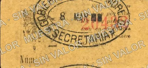 2 centavos, Distrito de Cuernavaca (M3204), M3204 2c Distrito de Cuernavaca, reverso