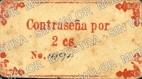 2 centavos, Jorge A. Chaparro (M2864), M2864 2c Jorge A. Chaparro, anverso