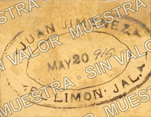 2 centavos, Juan Jiménez (M2470), M2470 2c Juan Jiménez, reverso
