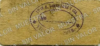 2 centavos, Molino para Nixtamal (M3602), reverso